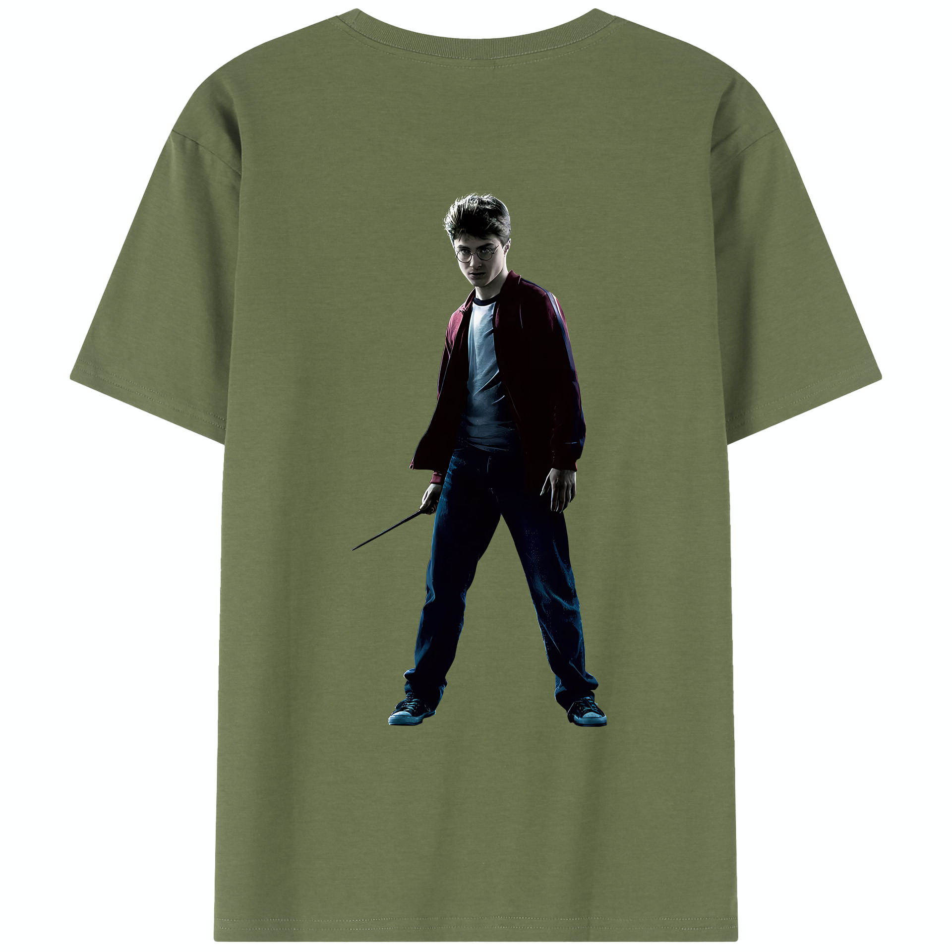 （画像用） Harry Potter ハリー・ポッターシリーズ 綿100％半袖Tシャツ（背面プリント）